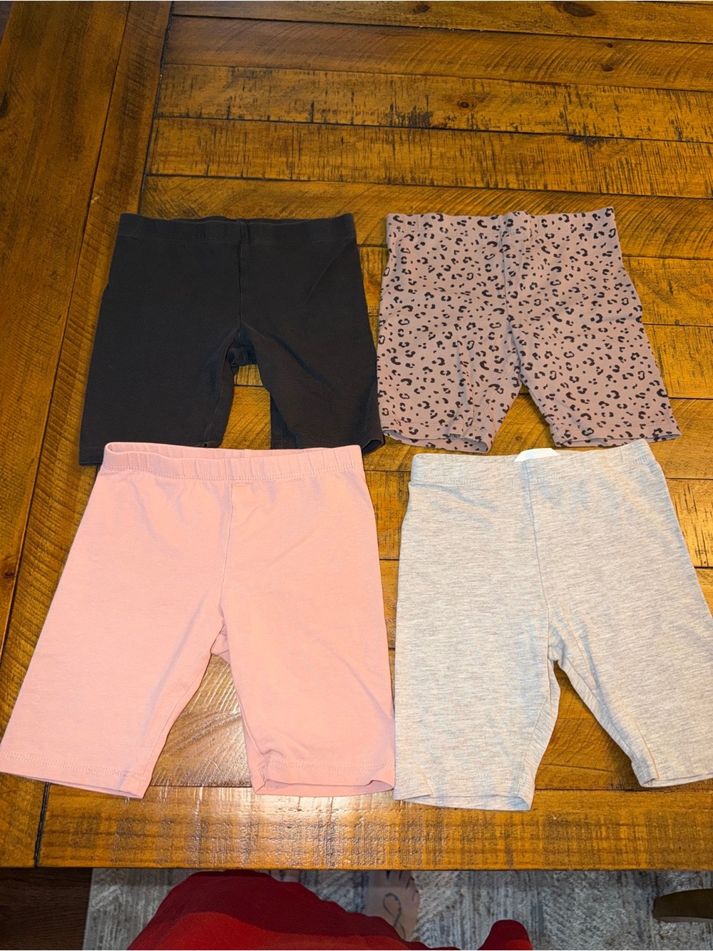 Toddler Girl Bike Shorts - Pink, Black, Gray, Leopard Print